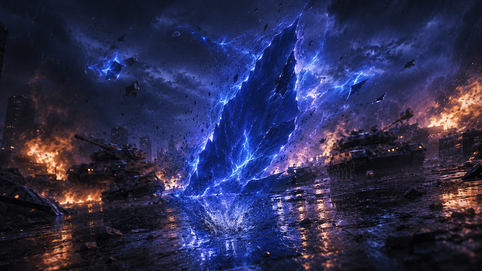 Battle arena background